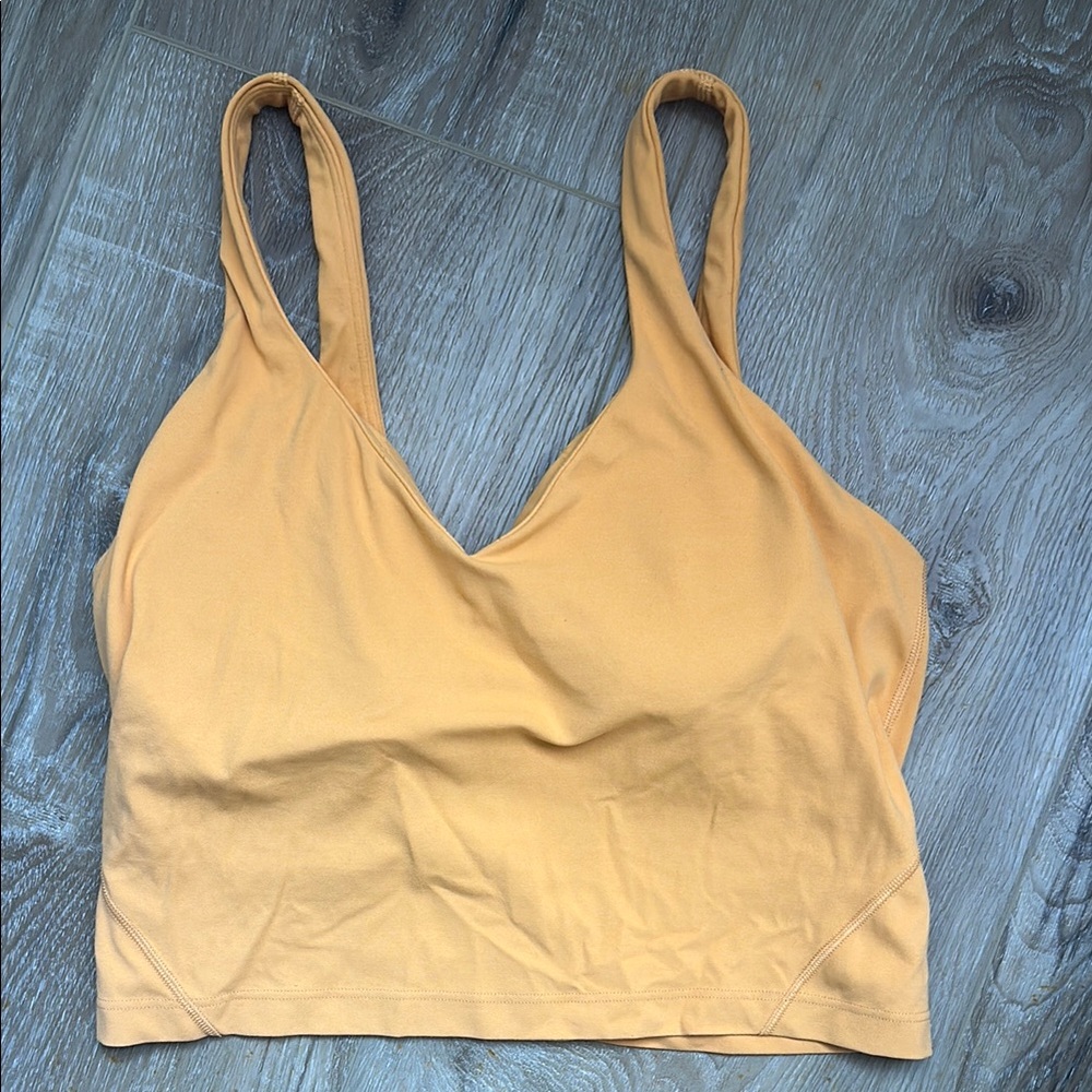 Lululemon Align Tank Top | Yellow | Size 8 | Built-In Shelf Bra | Summer Color
